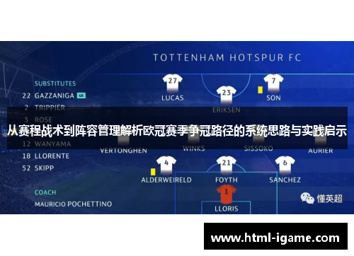 从赛程战术到阵容管理解析欧冠赛季争冠路径的系统思路与实践启示 从赛程战术到阵容管理解析欧冠赛季争冠路径的系统思路与实践启示